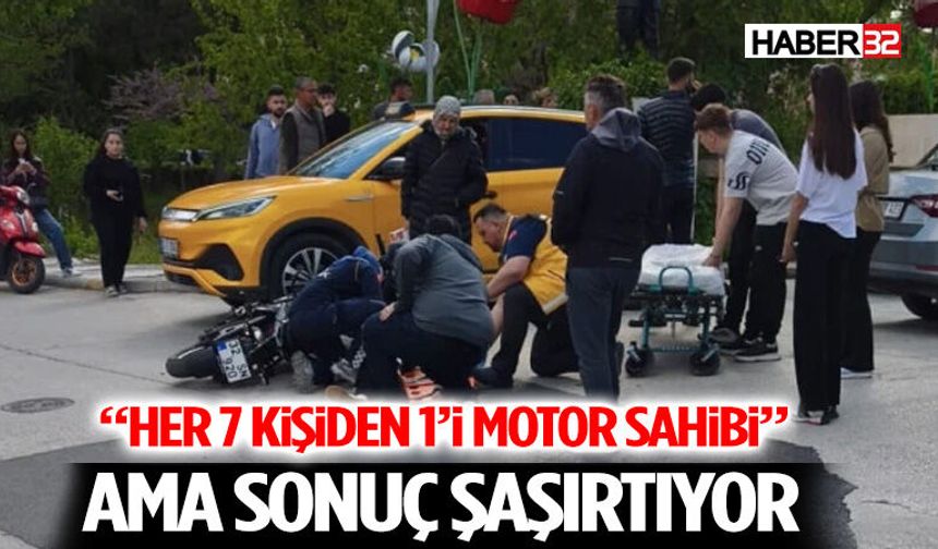 “Her 7 Kişiden 1’i Motor Sahibi” Ama Sonuç Şaşırtıyor