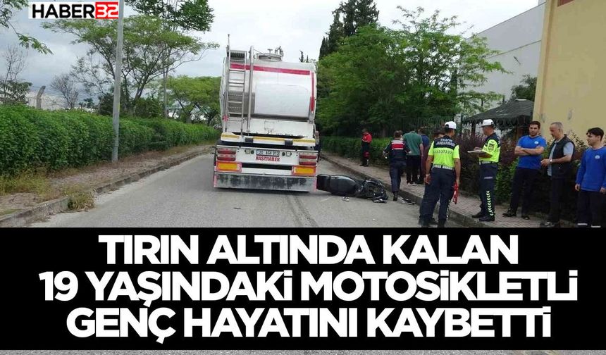 Antalya'da feci kaza: Tırın altında kalan 19 yaşındaki motosikletli genç hayatını kaybetti