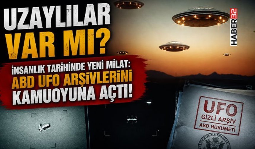 ABD UFO Arşivlerini Kamuoyuna Açtı!