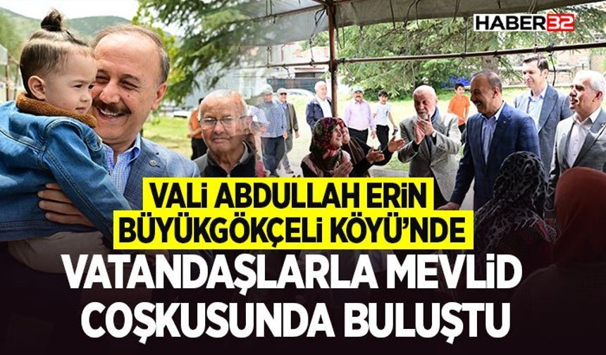 Vali Abdullah Erin Vatandaşlarla Mevlid Coşkusunda Buluştu