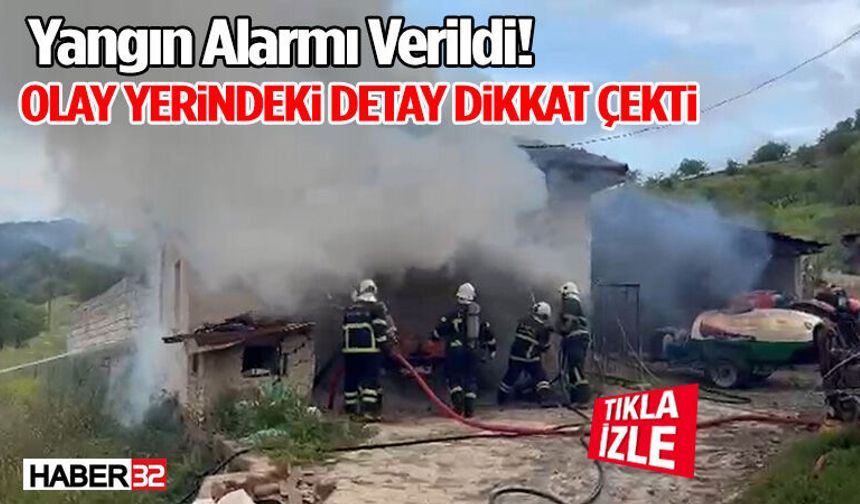 Yangın Alarmı Verildi! Olay Yerindeki Detay Dikkat Çekti