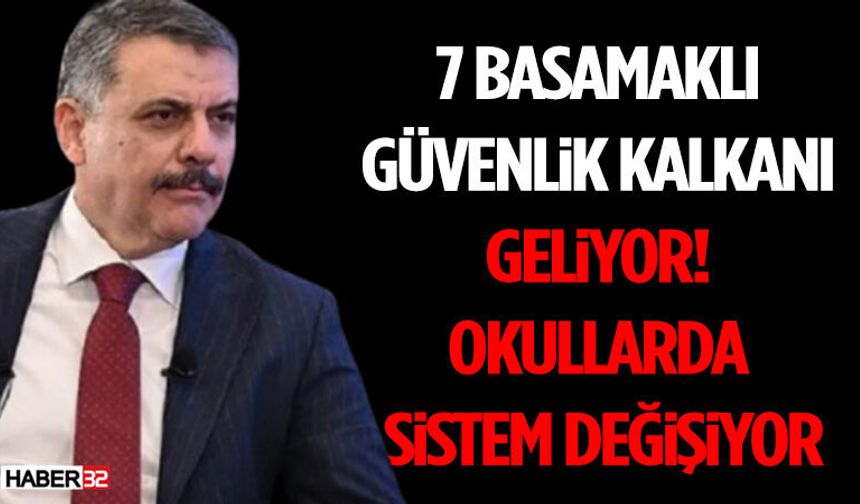 7 Basamaklı Güvenlik Kalkanı Geliyor! Okullarda Sistem Değişiyor