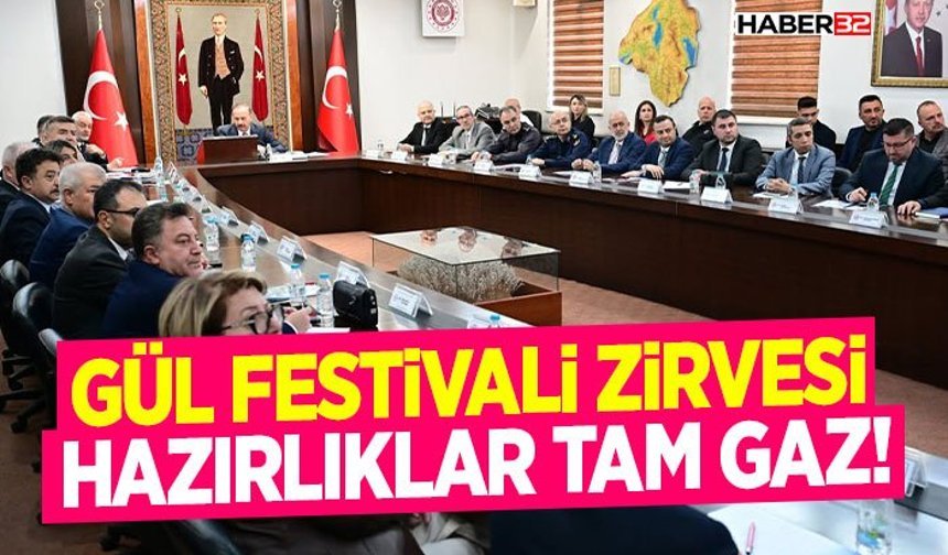 Gül Festivali Zirvesi: Hazırlıklar Tam Gaz!