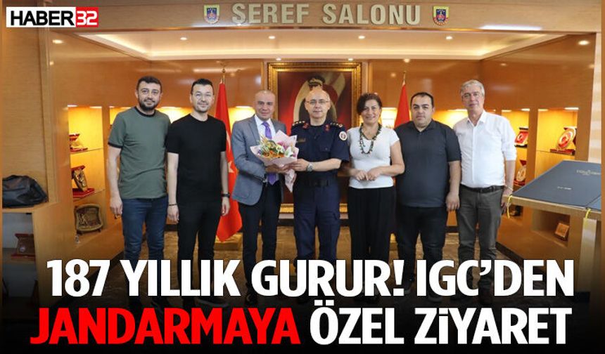 187 Yıllık Gurur! IGC’den Jandarmaya Özel Ziyaret