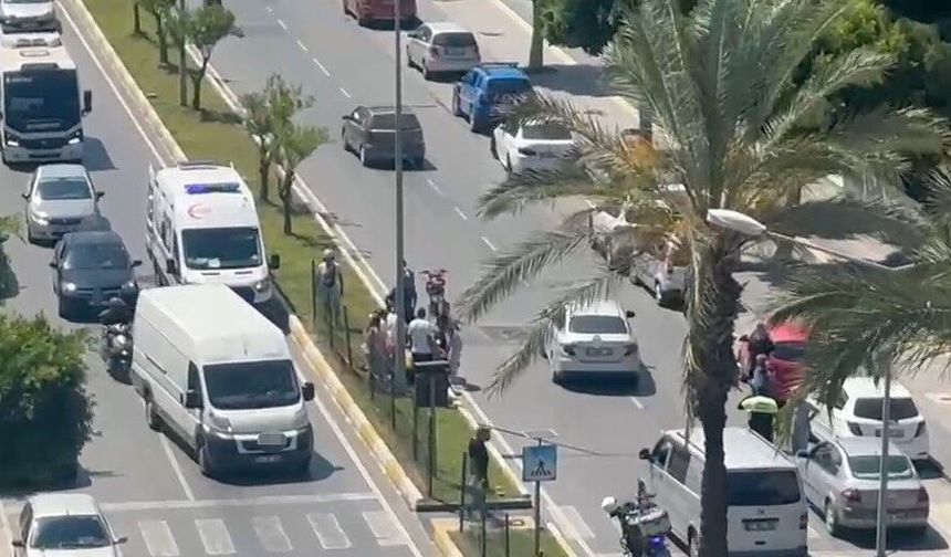 Manavgat'ta otomobil ile motosiklet çarpıştı: 1 yaralı
