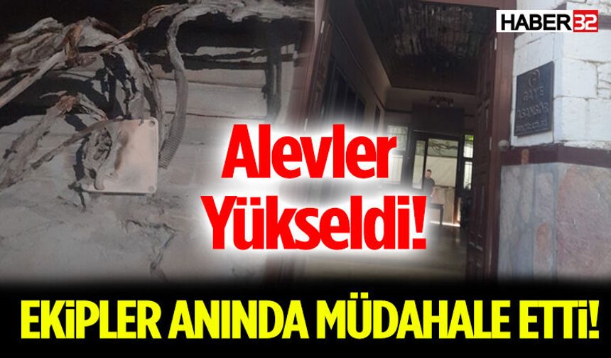 Alevler Yükseldi, Ekipler Anında Müdahale Etti!
