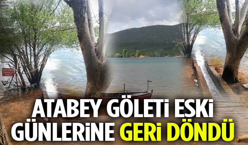 Atabey Göleti Eski Günlerine Geri Döndü
