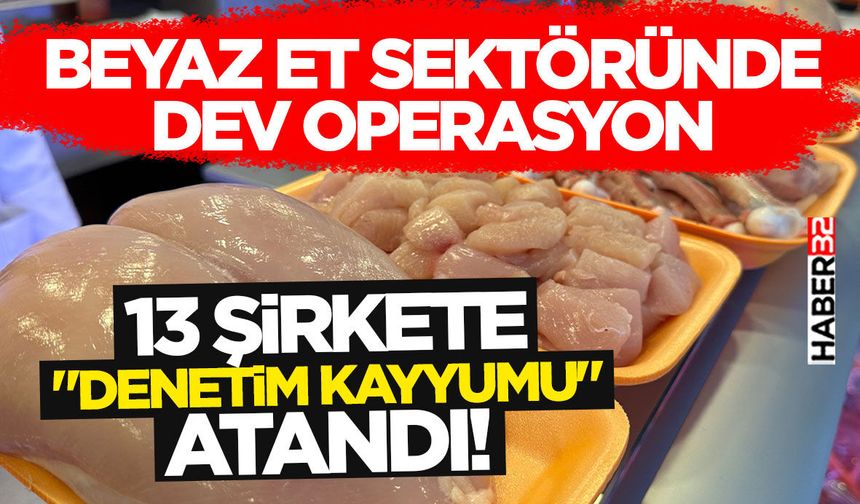 Beyaz Et Sektöründe Dev Operasyon
