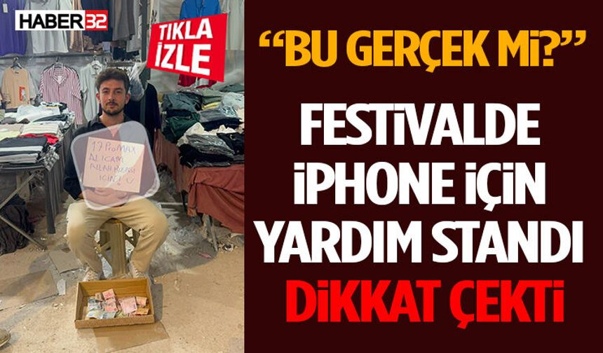 “Bu Gerçek mi?” Festivalde iPhone İçin Yardım Standı Dikkat Çekti