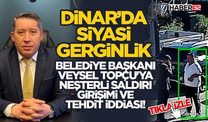 Belediye Başkanı Veysel Topçu'ya Neşterli Saldırı Girişimi ve Tehdit İddiası!