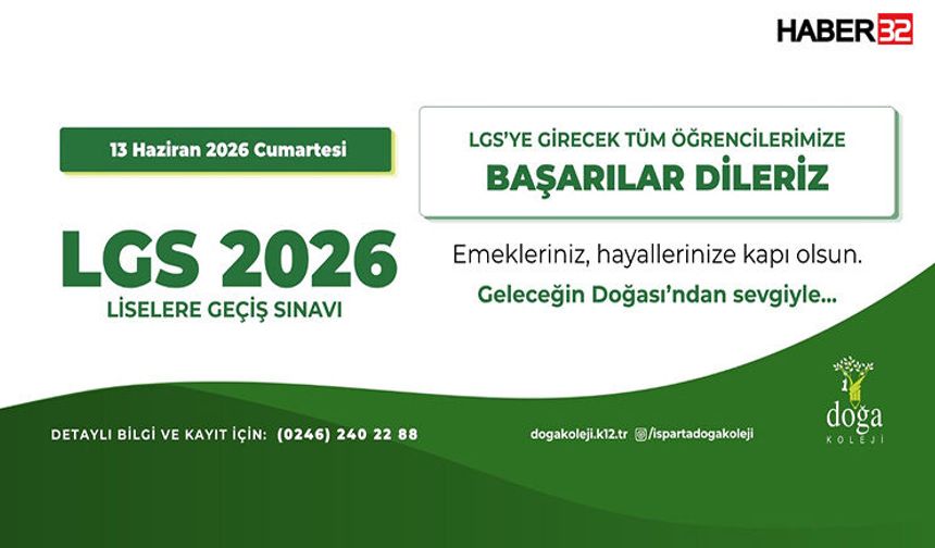 Isparta Doğa Koleji Geleceğin Liderlerine Başarılar Diledi