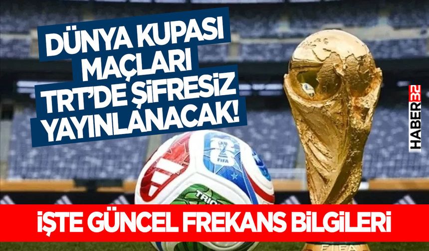 Dünya Kupası Maçları TRT’de Şifresiz Yayınlanacak!