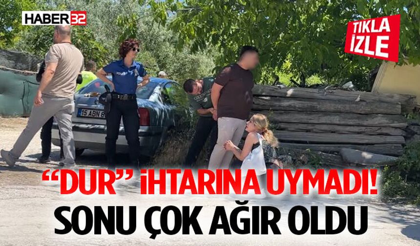 “Dur” İhtarına Uymadı! Sonu Çok Ağır Oldu
