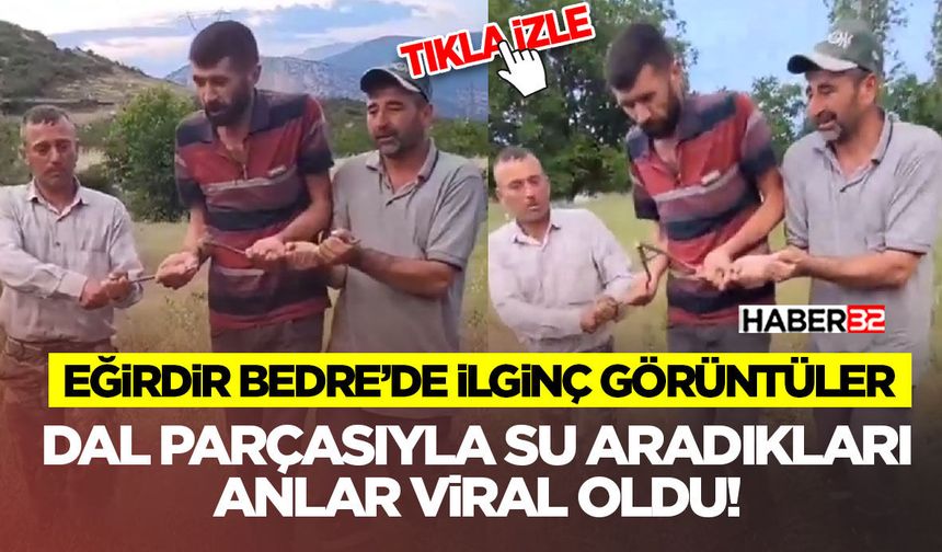 Dal Parçasıyla Su Aradıkları Anlar Viral Oldu!