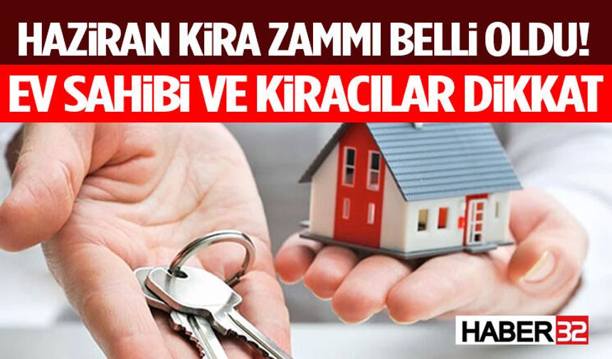 Haziran Kira Zammı Belli Oldu! Ev Sahibi ve Kiracılar Dikkat