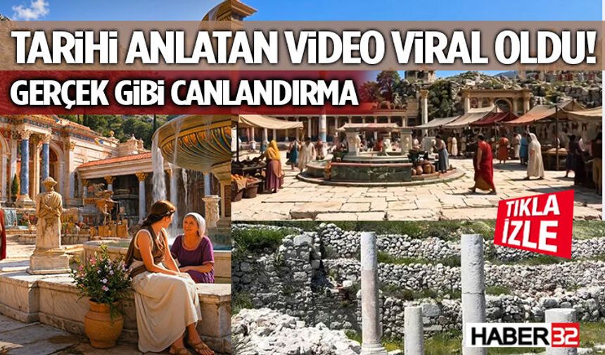 Tarihi Anlatan Video Viral Oldu! Gerçek Gibi Canlandırma