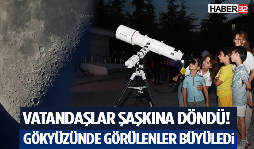 Vatandaşlar Şaşkına Döndü! Gökyüzünde Görülenler Büyüledi