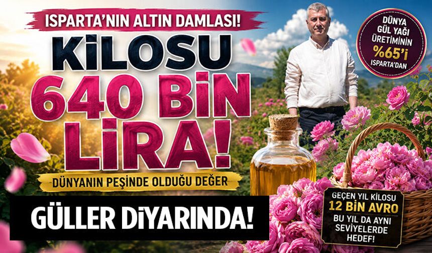 Gülbirlik’ten Gül Yağı Açıklaması: Kilosu 12 Bin Avro Seviyesinde