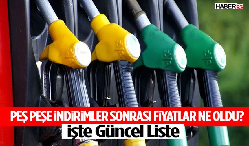 Peş Peşe İndirimler Sonrası Fiyatlar Ne Oldu?