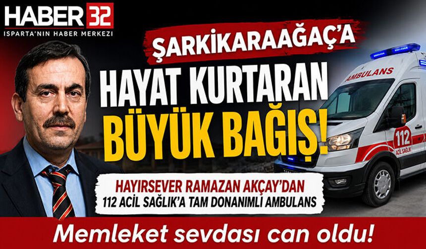 Şarkikaraağaç’a Can Taşıyacak Hediye