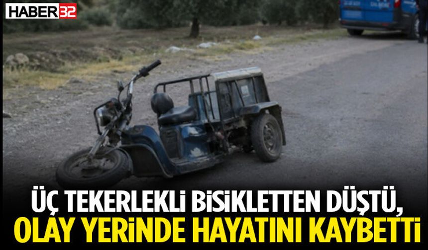 Üç Tekerlekli Bisikletten Düştü, Olay Yerinde Hayatını Kaybetti