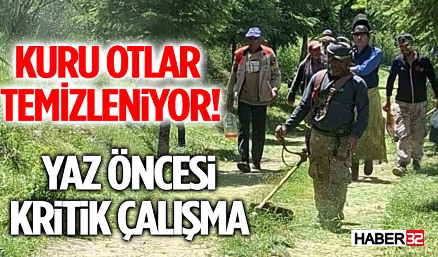 Kuru Otlar Temizleniyor! Yaz Öncesi Kritik Çalışma