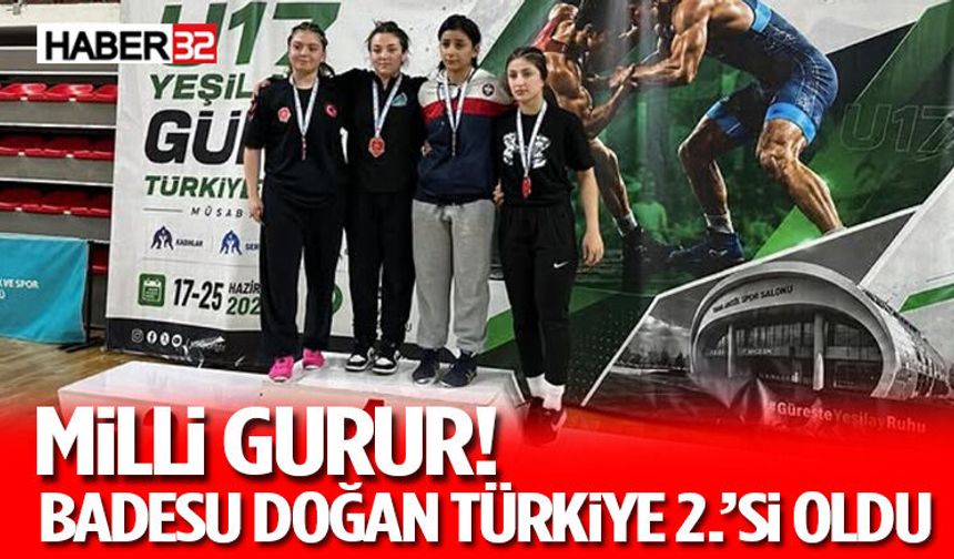 Milli Gurur! Badesu Doğan Türkiye 2.’si Oldu