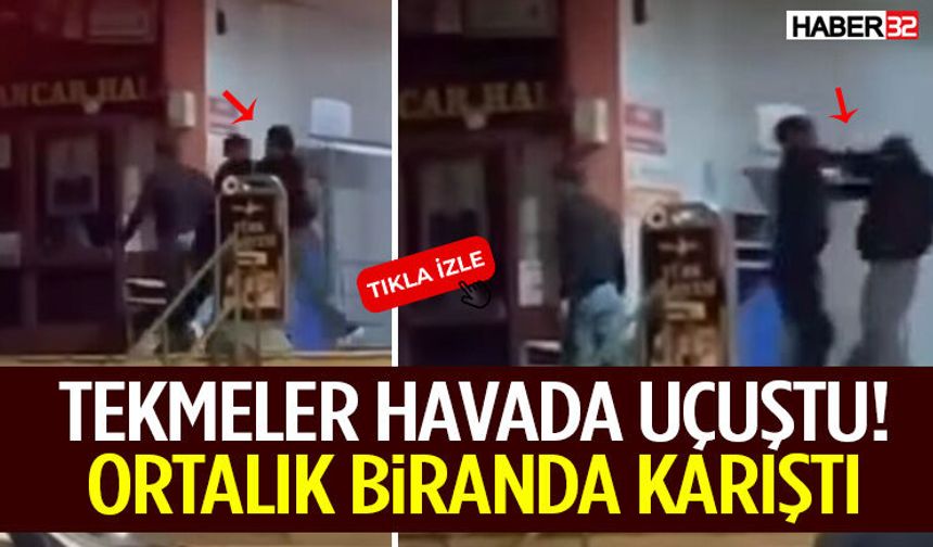 Tekmeler Havada Uçuştu! Ortalık Biranda Karıştı