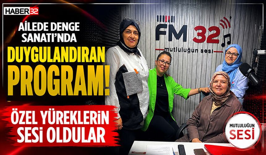 Ailede Denge Sanatı'nda Duygulandıran Program!