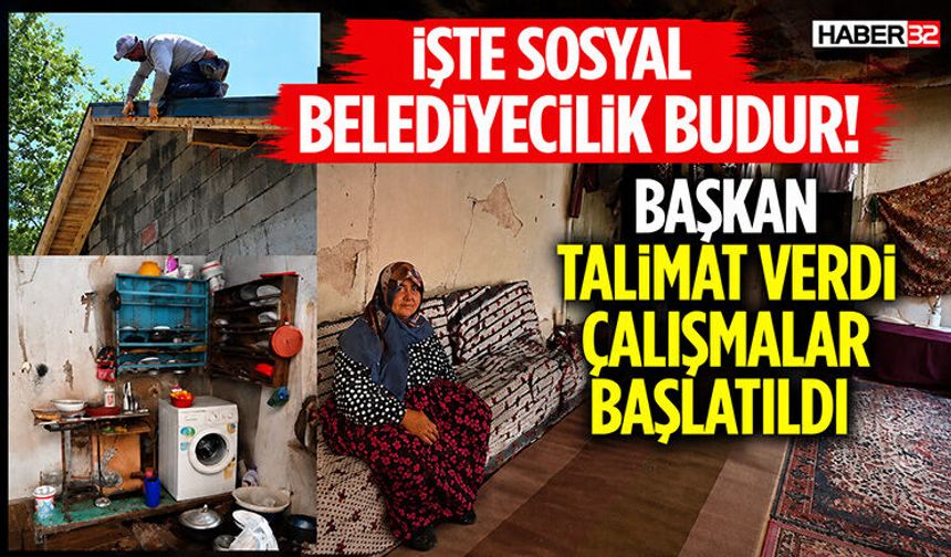 İşte Sosyal Belediyecilik Budur! Başkan Talimat Verdi Çalışmalar Başlatıldı