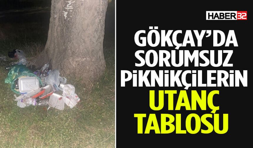 Gökçay’da Sorumsuz Piknikçilerin Utanç Tablosu