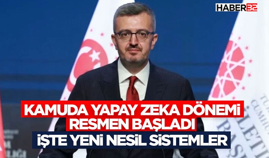 Kamuda Yapay Zeka Dönemi Resmen Başladı