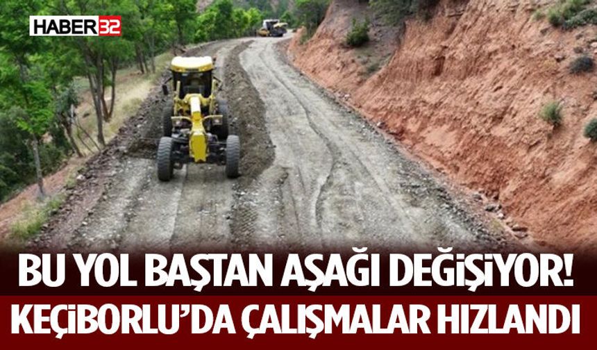 Bu Yol Baştan Aşağı Değişiyor! Keçiborlu’da Çalışmalar Hızlandı