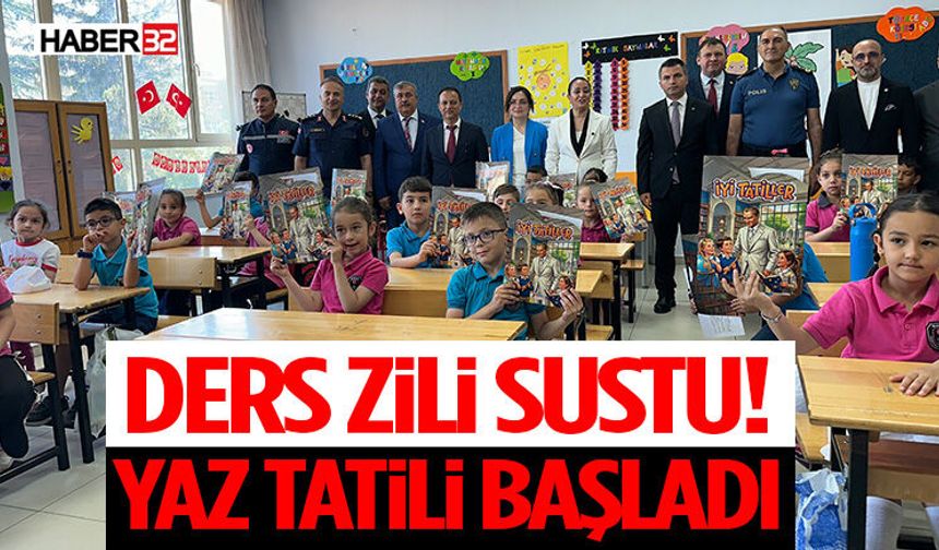 Ders Zili Sustu! Yaz Tatili Başladı