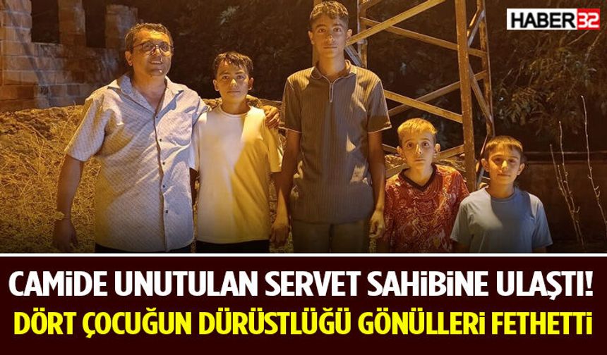 Camide Unutulan Servet Sahibine Ulaştı!