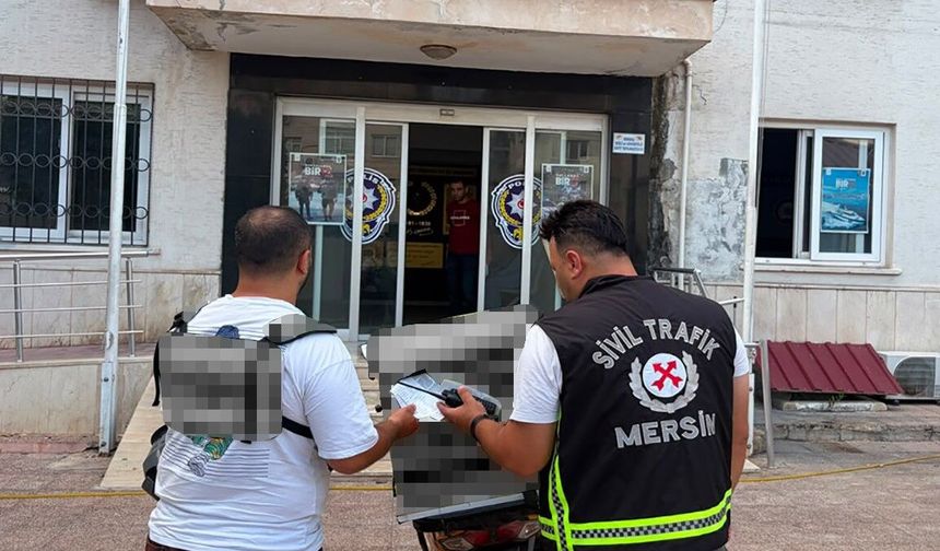 Mersin'de trafikte kavga eden iki sürücüye 362 bin lira ceza