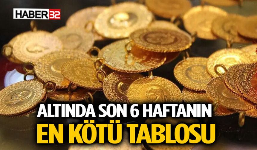 Altında Son 6 Haftanın En Kötü Tablosu