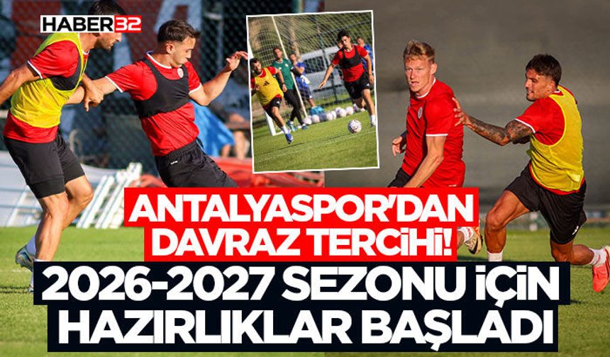 Antalyaspor'dan Davraz Tercihi!