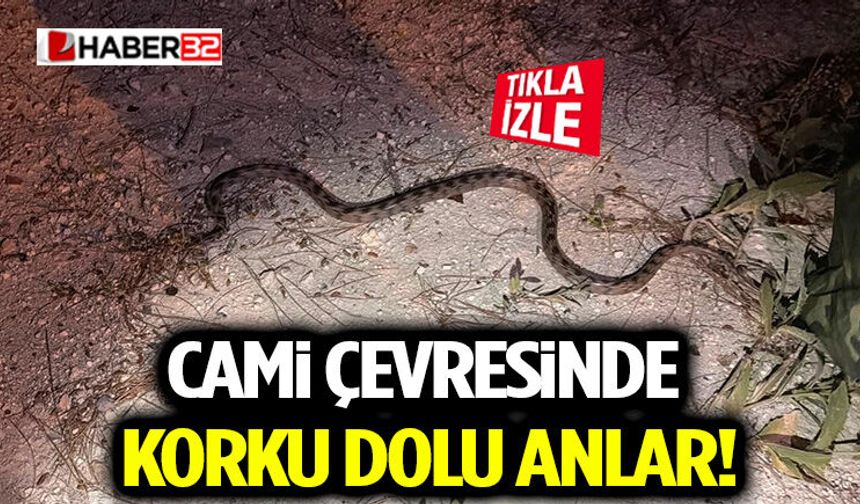 Cami Çevresinde Korku Dolu Anlar!