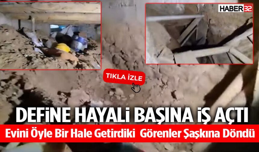 Define Hayali Başına İş Açtı! Evini Öyle Bir Hale Getirdiki Görenler Şaşkına Döndü