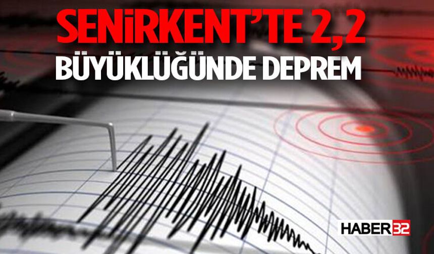 Isparta Senirkent’te 2,2 Büyüklüğünde Deprem