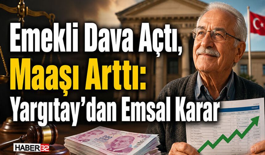 Emekli Dava Açtı, Maaşı Arttı: Yargıtay’dan Emsal Karar