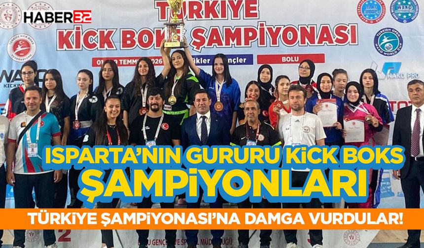 Isparta’nın Gururu Kick Boks Şampiyonları