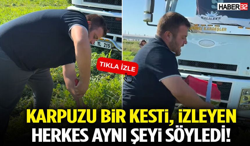 Karpuzu Bir Kesti, İzleyen Herkes Aynı Şeyi Söyledi!