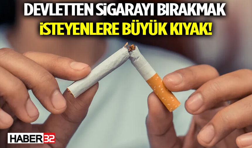 Devletten Sigarayı Bırakmak İsteyenlere Büyük Kıyak!