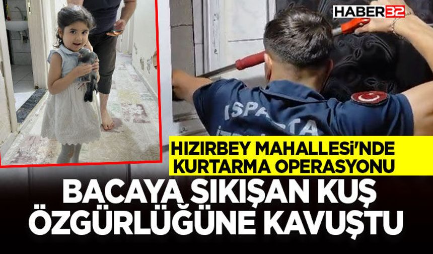 Hızırbey Mahallesi'nde Kurtarma Operasyonu
