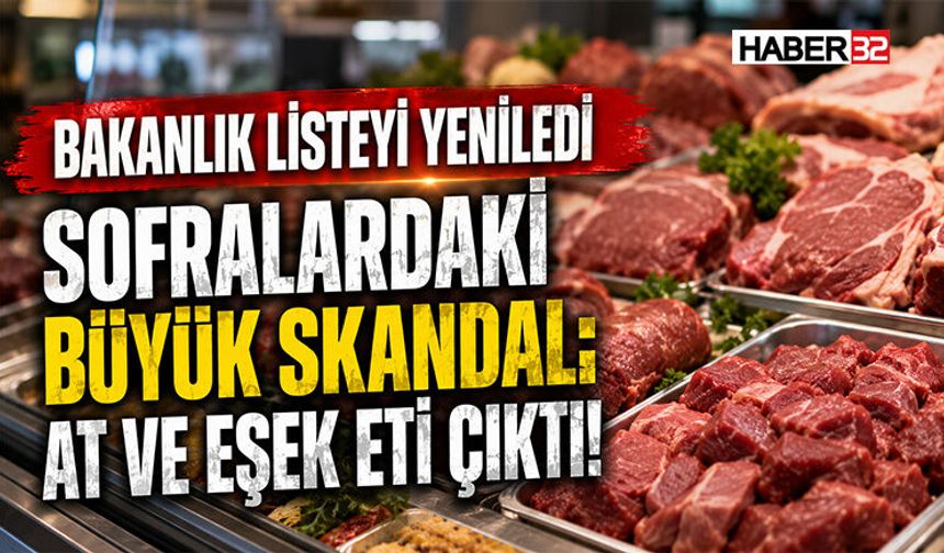 Sofralardaki Büyük Skandal: At ve Eşek Eti Çıktı