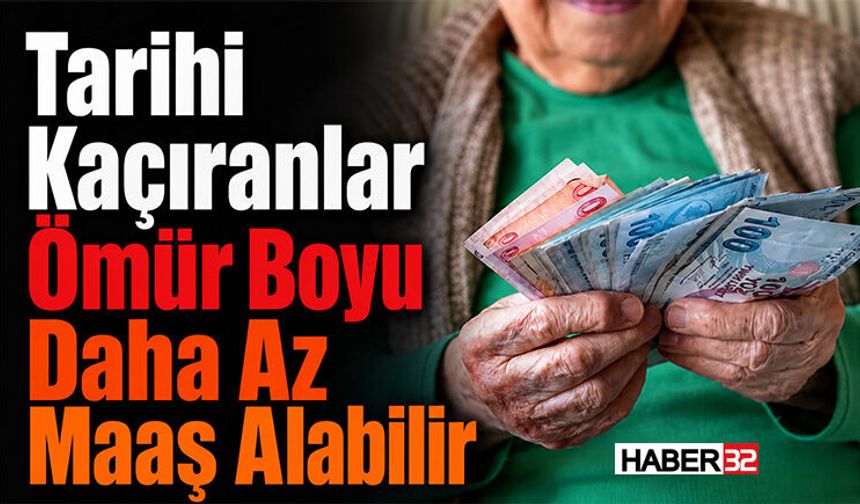 Tarihi Kaçıranlar Ömür Boyu Daha Az Maaş Alabilir