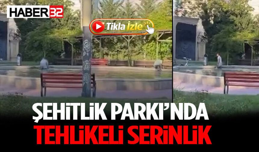 Şehitlik Parkı’nda Tehlikeli Serinlik