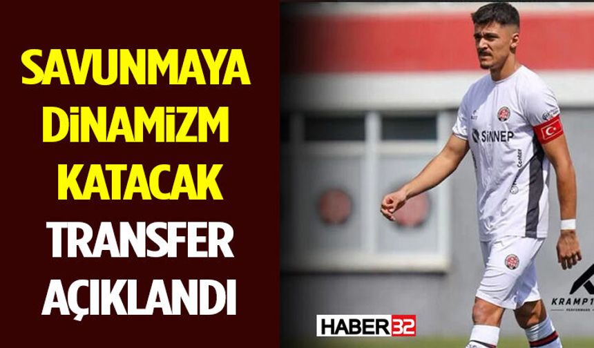 Savunmaya Dinamizm Katacak Transfer Açıklandı